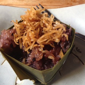 My favourite - black sticky rice with coconut