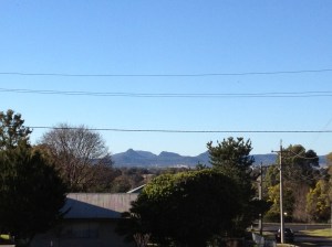 The view from the front of the sunroom - a much clearer vista. And this is nothing compared to the views from the back of the Convent.