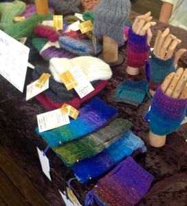 The Noro mitts sold well - both as kits and finished knits