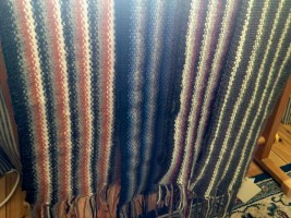 Linen stitch scarves - such a different woven texture to normal knitting. These let me play with wonderful colour and texture combinations.