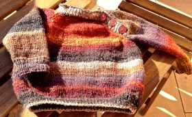We love the Noro Sock for this jumper.